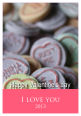Just Photo Valentine  with Text Vertical Rectangle Labels 1.875x2.75